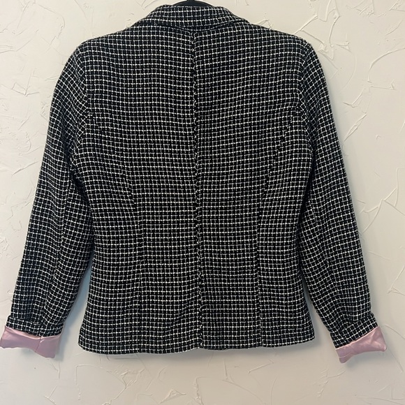 B & W Tweed-Style Jacket by Rave, Sz M - Picture 14 of 16